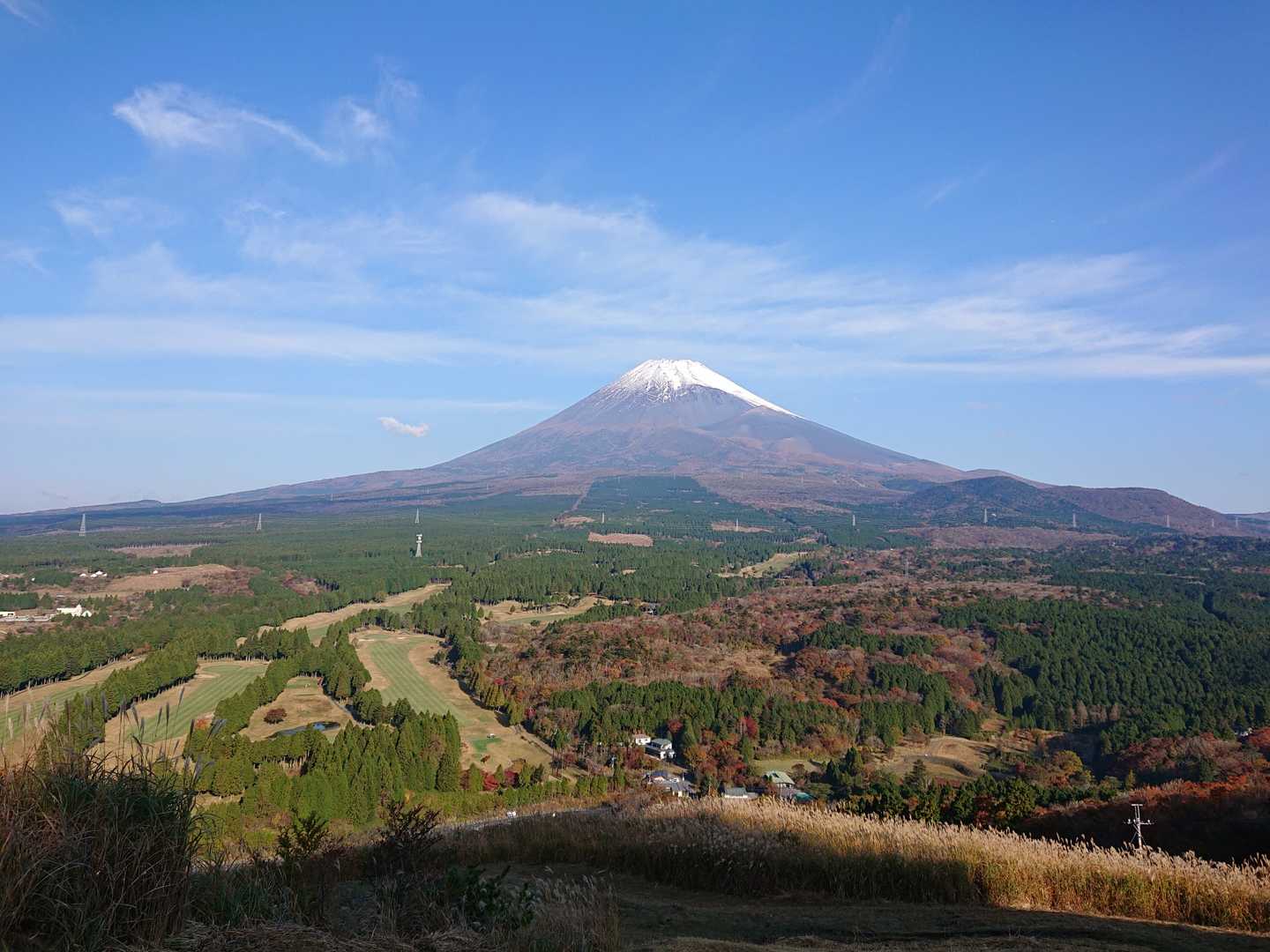 十里木展望台からの富士山