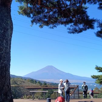 二十曲峠、山梨県では富士山を鑑賞する場所がいっぱいあるけどここは無料だしテーブルやトイレもあり穴場かも知れない！