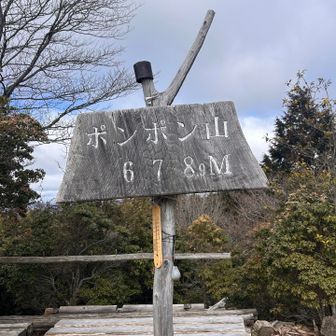 山頂でお菓子パーティ🎈
でも寒い🥶すぐ退散