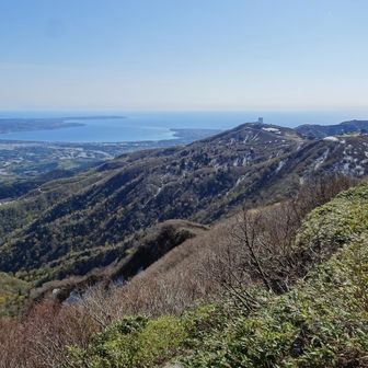 真野湾方面。