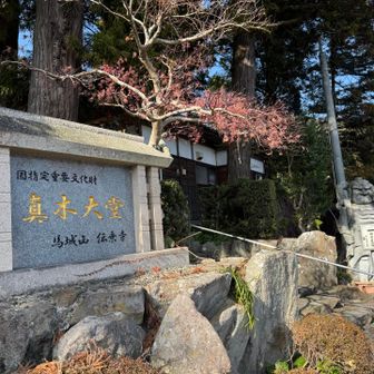 馬城山はお寺から