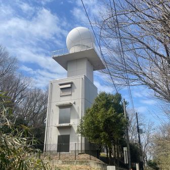 八尾市内からレーダー見えてました