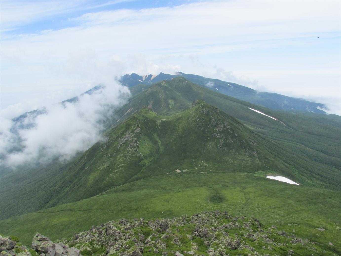 硫黄岳方面　いつか行ってみたい