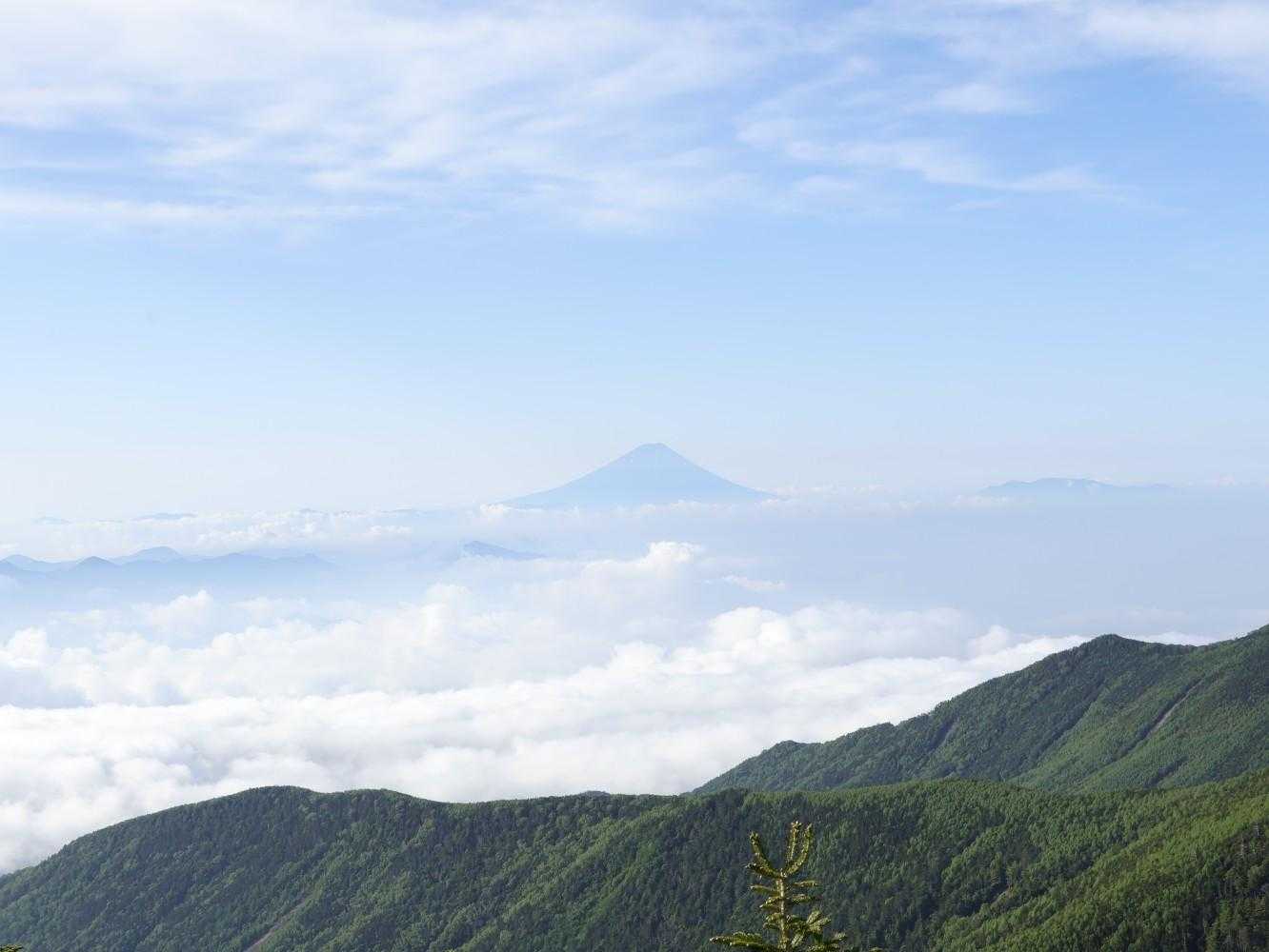 富士山と雲海