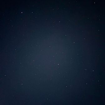 星空がきれいでした　