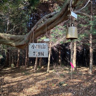 そして、小田山山頂とうちゃく🙌
幸せの鐘🔔　ちょっと控えめに…カン♪
鳴らしておきました😊