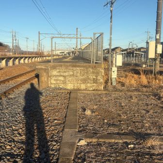 大平下駅は無人駅みたいです。
入り口わからずここから進入🙏