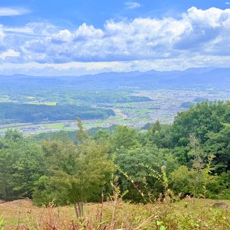 山頂手前に戻ったら眺め良いところありました🥹
日田の町が見えます👍
ケーズデンキが印象的でした

今日は景色見えないと思っていたので引き返してきて良かったです😮‍💨