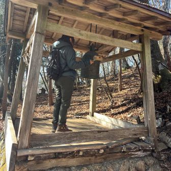 山頂の鐘を鳴らしたよ〜😅