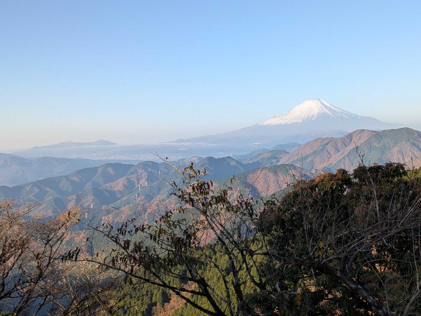 菩提峠-表尾根-塔ノ岳 往復コースの写真