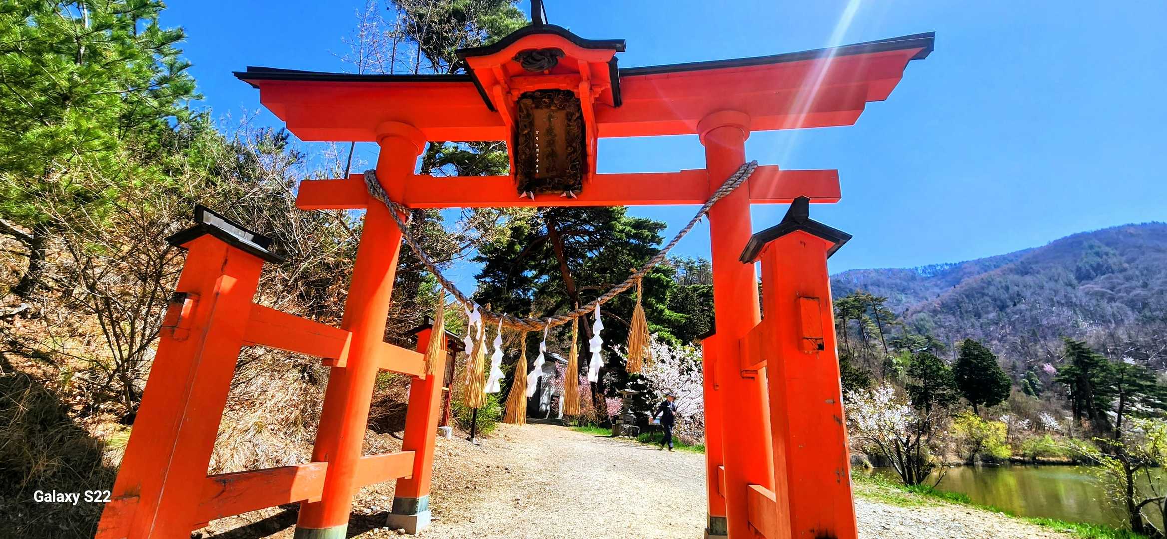 鳥居をくぐり