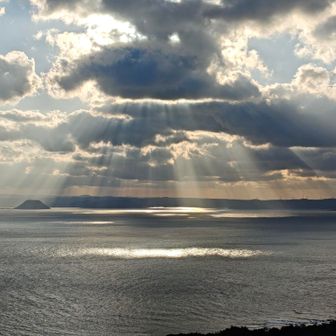 少し下ったところでまったりコーヒータイム☕