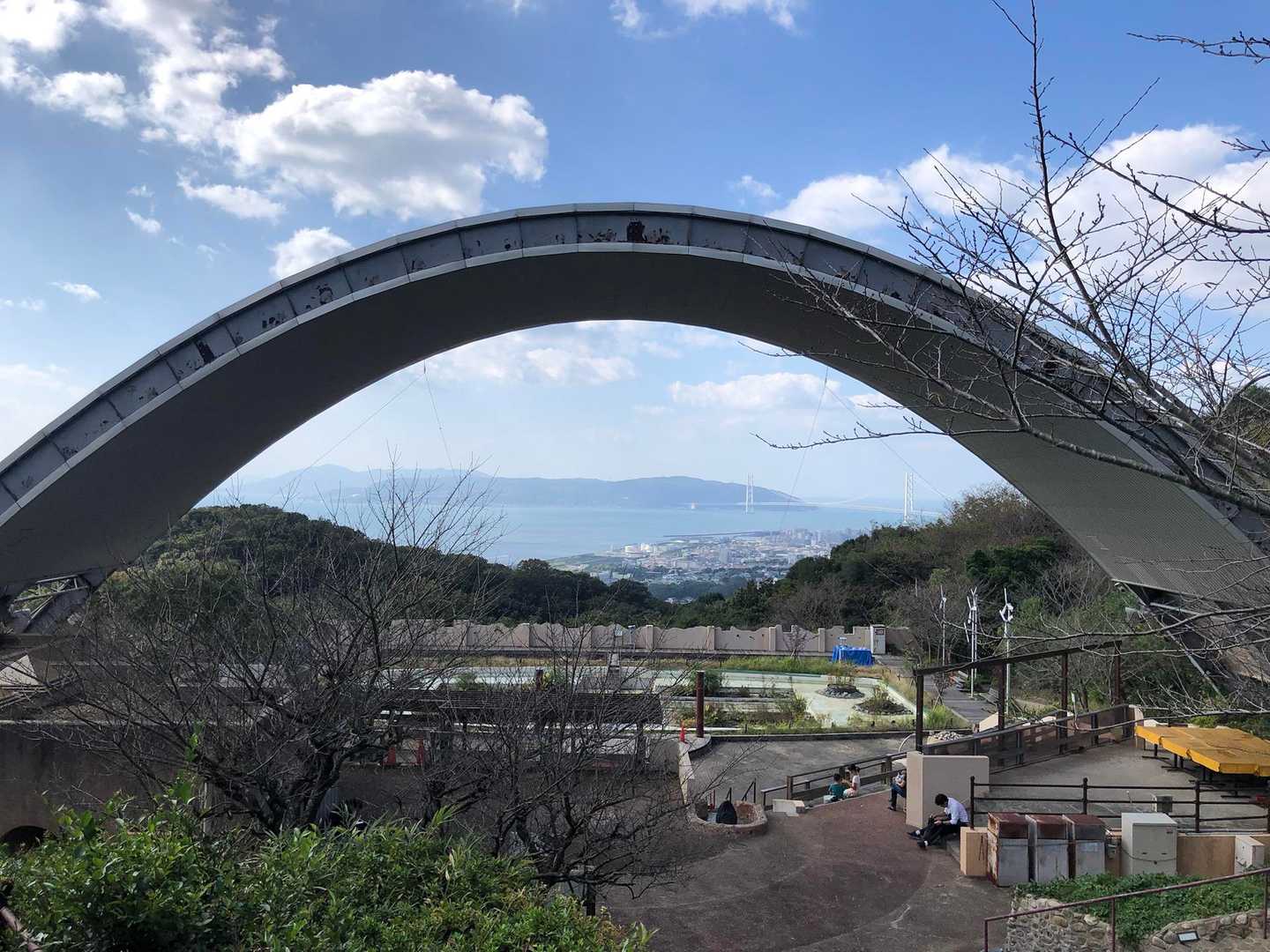 須磨浦公園駅-須磨浦公園駅-須磨浦公園駅前バス停-旗振山- 縦走コースの写真