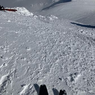 山頂からride⛷️