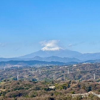 展望台からの富士山
風がめちゃくちゃ強いです