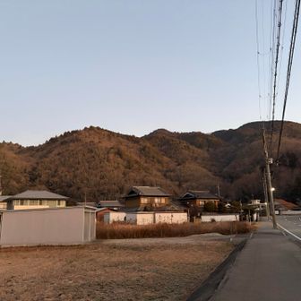 これから歩く稜線