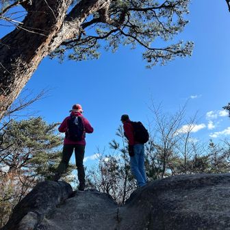 2人です景色眺めてます。