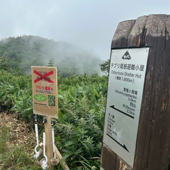 チブリ尾根小屋到着