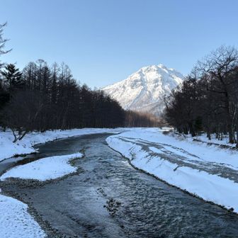 河童橋から焼岳
