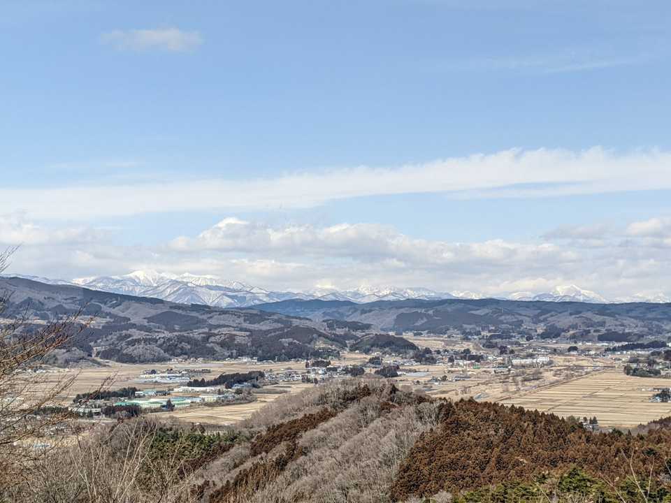 手倉森山から北蔵王方面
