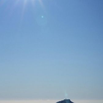 キラキラ太平洋と朝日岳