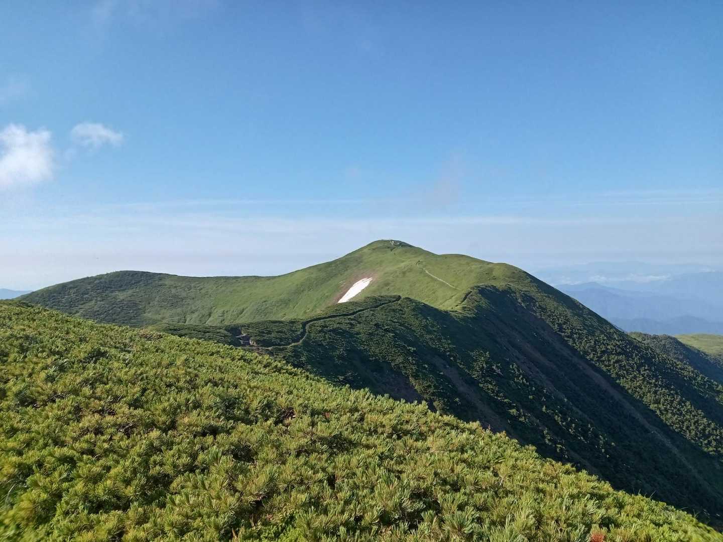 これから向かう別山