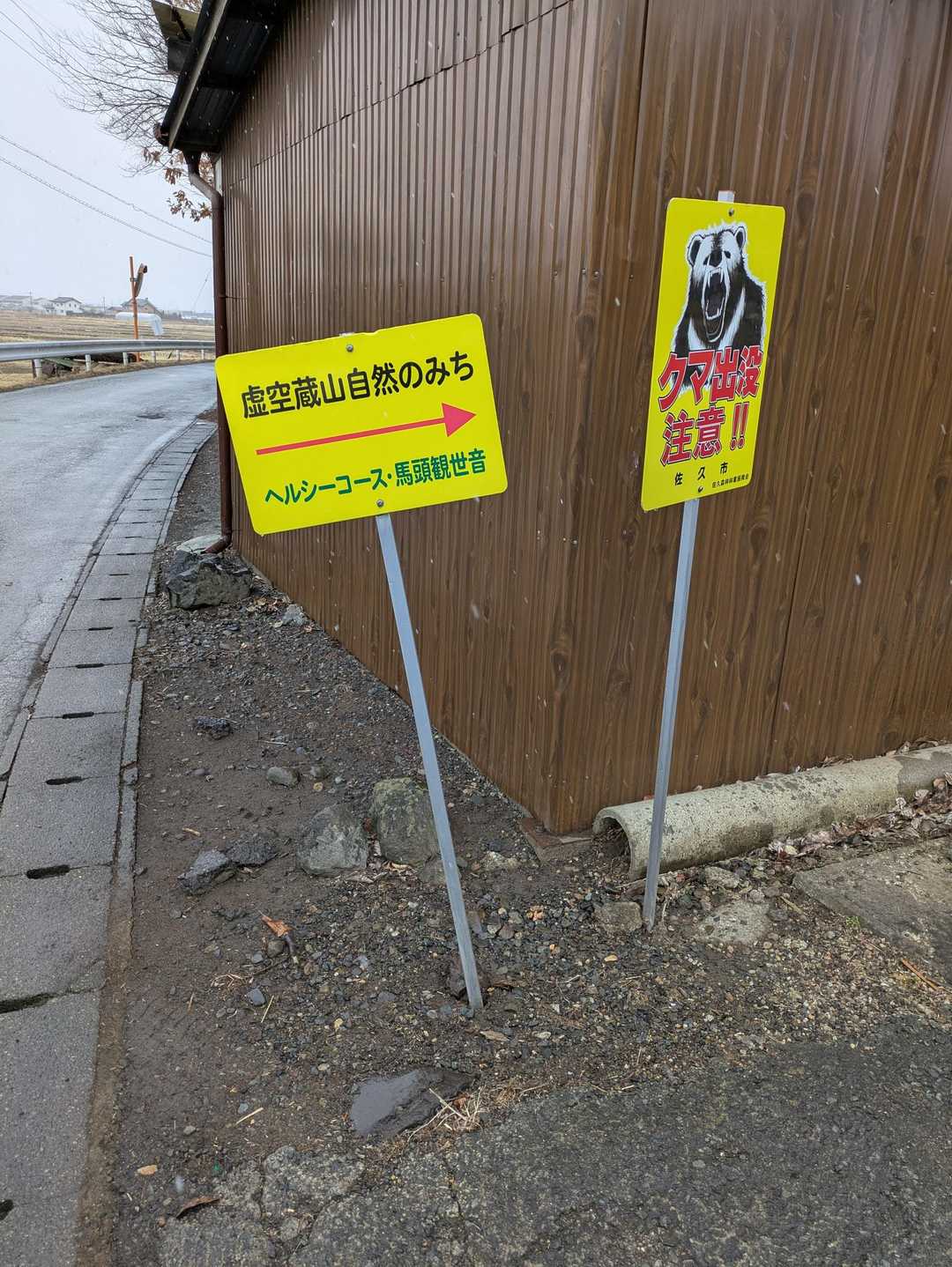 道路から遊歩道へ🚶‍➡️