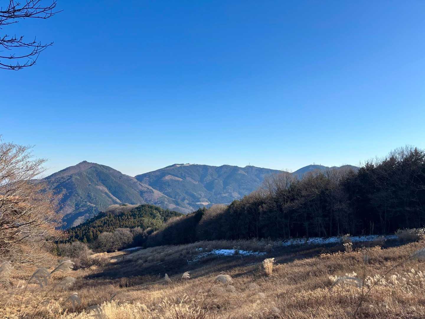 途中、歩いてきたピークが揃って見えました。
なんだか嬉しい☺️