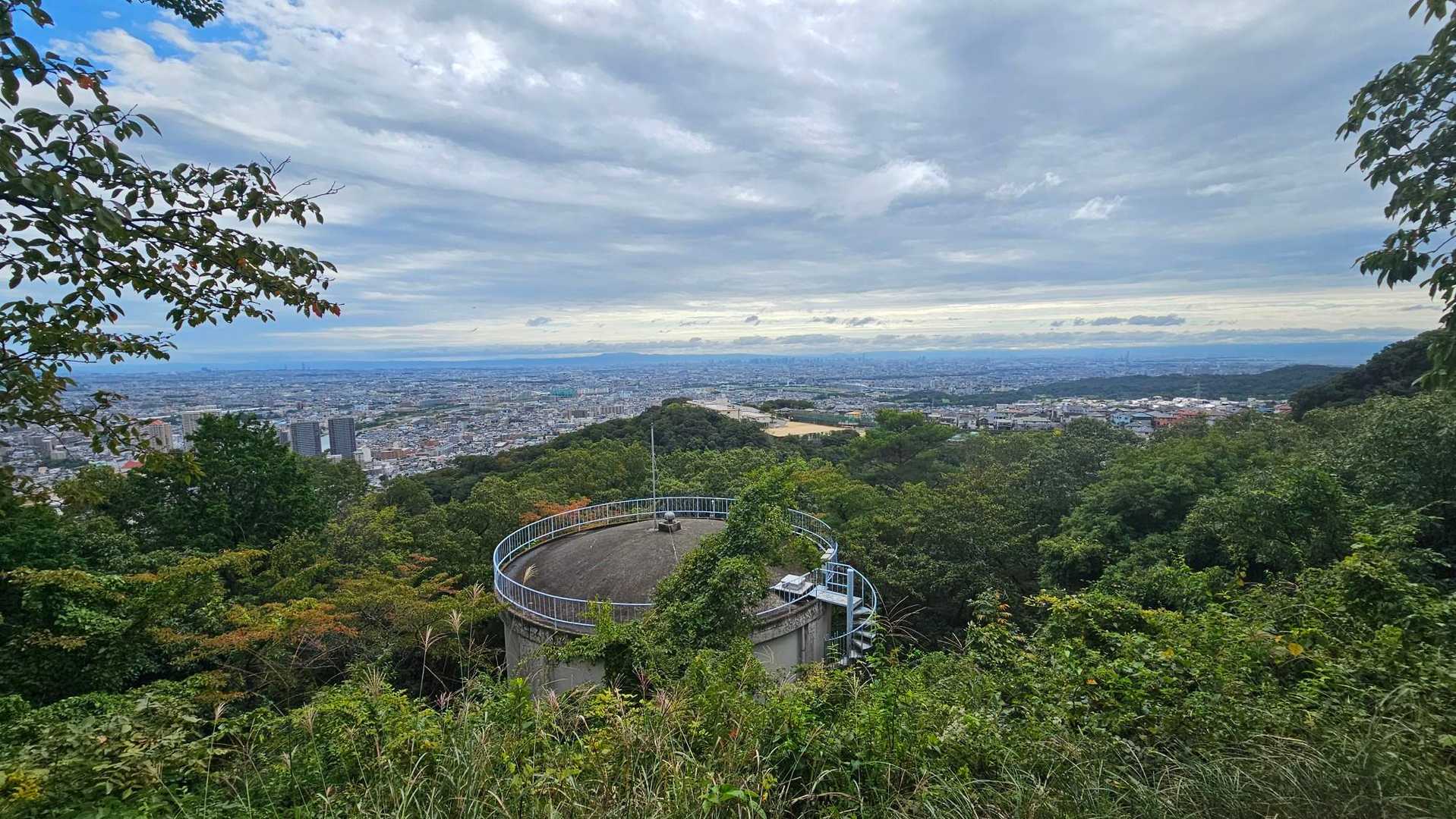 宝塚駅-岩倉山-行者山-行者山ハイキングコース北逆瀬台口 縦走コースの写真