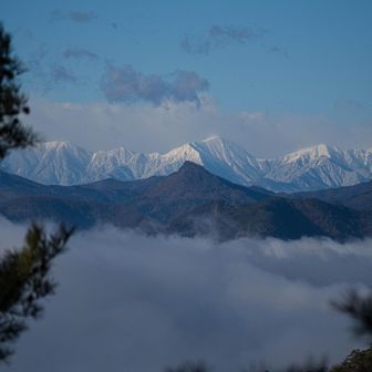 子檀嶺岳と常念岳