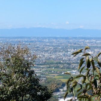 鈴鹿山脈も見えています