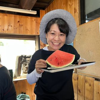 合戦小山でスイカ🍉