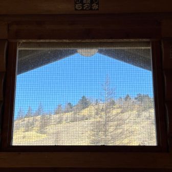 小屋のなかから