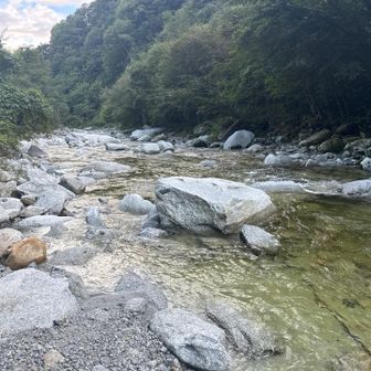 花崗岩の岩が白くて美しい沢。
尾白川渓谷はグレード1の登りやすい沢だそうだが、TBHの過去動画見たら、滝の階段が滑りまくってローブ出して登っていた。入渓ポイントはかなり奥の方にあるみたいだが、細いトラバースで滑落しそうな場所や急登も多々あって、過去何度か事故が起きてるので注意が必要ですね。