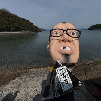 深浦エイドで栄養補給。