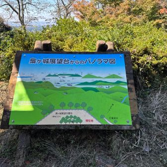 梟ヶ城展望台到着