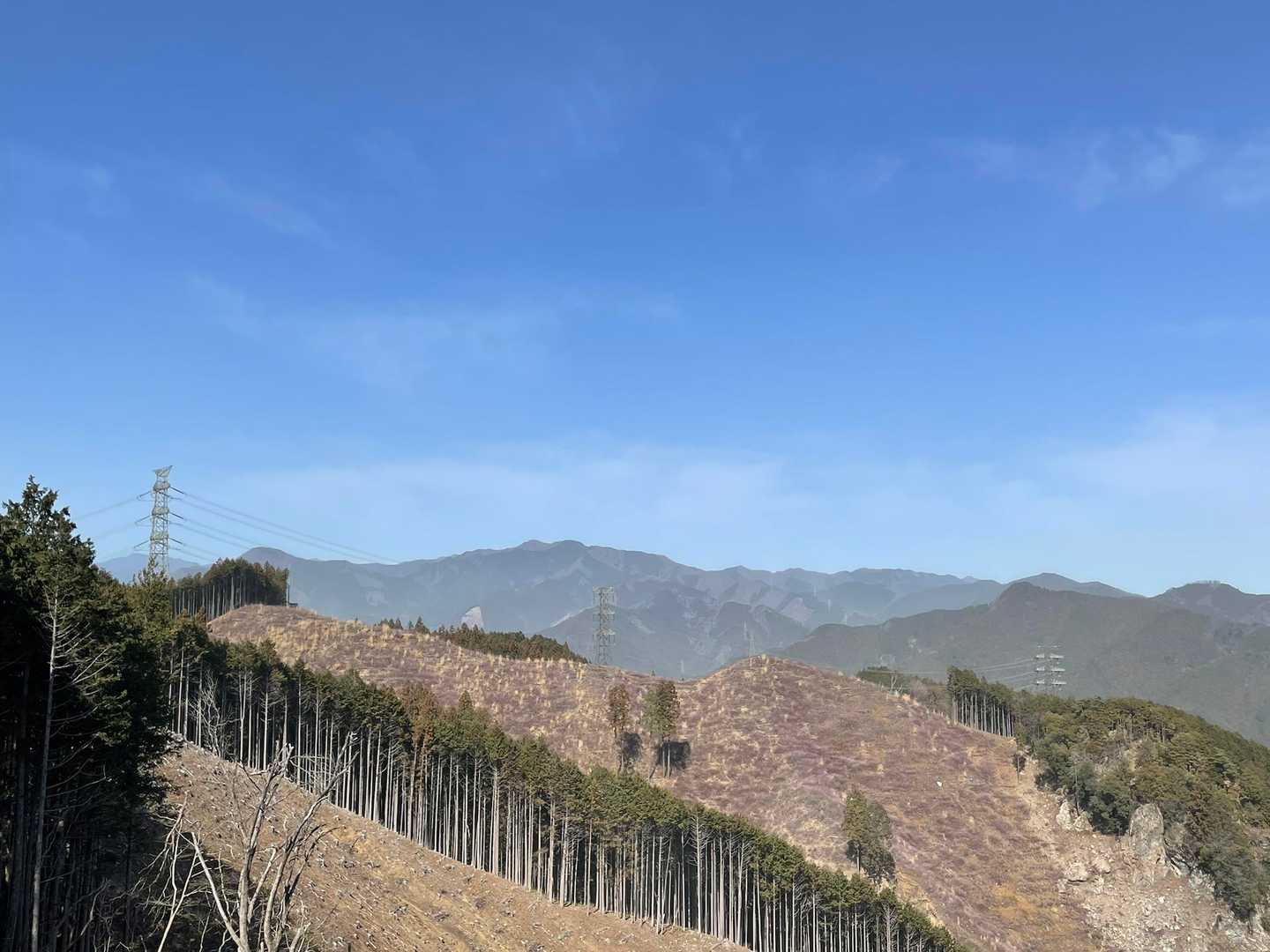 三室山から見える川苔山⛰️？