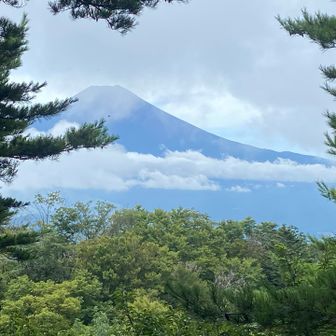 はじめ見えてなかった富士山が見えてきた❗️🗻