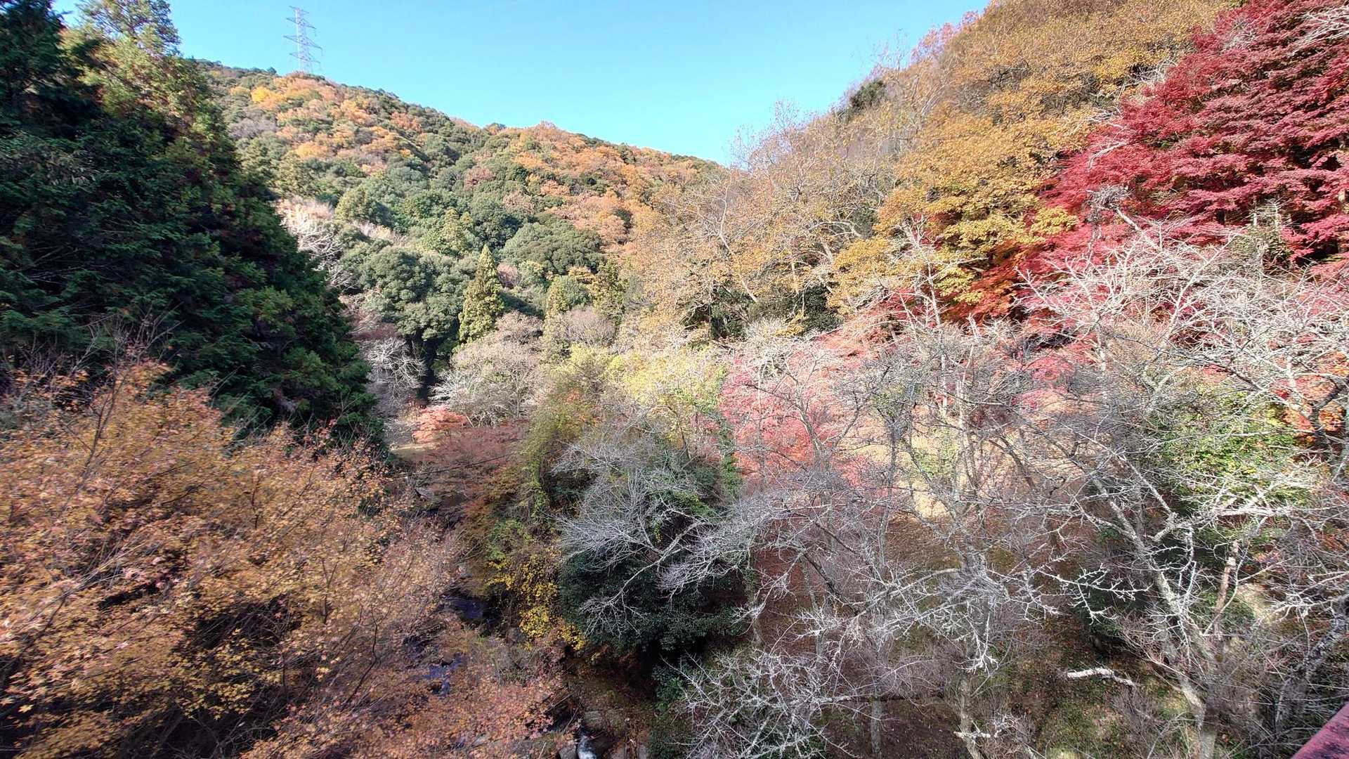 王滝渓谷入口-梟ヶ城址展望台 周回コースの写真