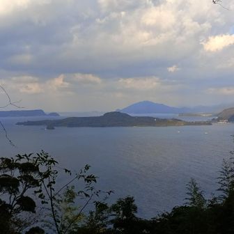 眺望　笠山方面😺