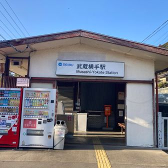 武蔵横手駅🚉に到着！今日のウォーキングはこれで終了です😆🌿