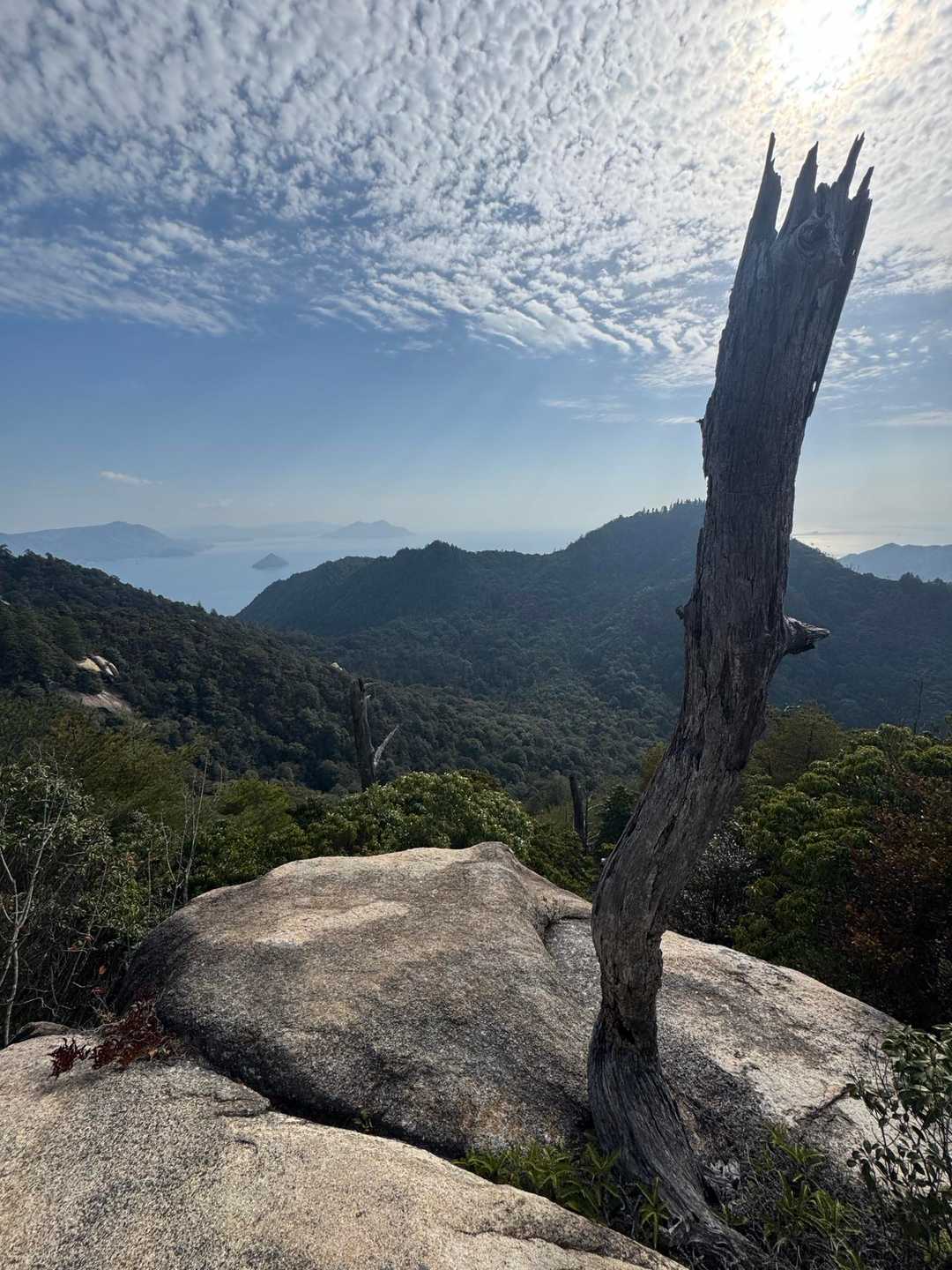 三剣山　山頂からの眺望