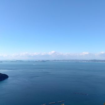 またきまい からは見事なブルーがありました🌊