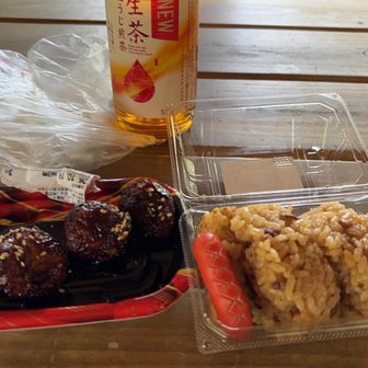 弁当広げて一休み