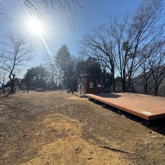 清掃した大倉高原テントサイト
綺麗です‼︎