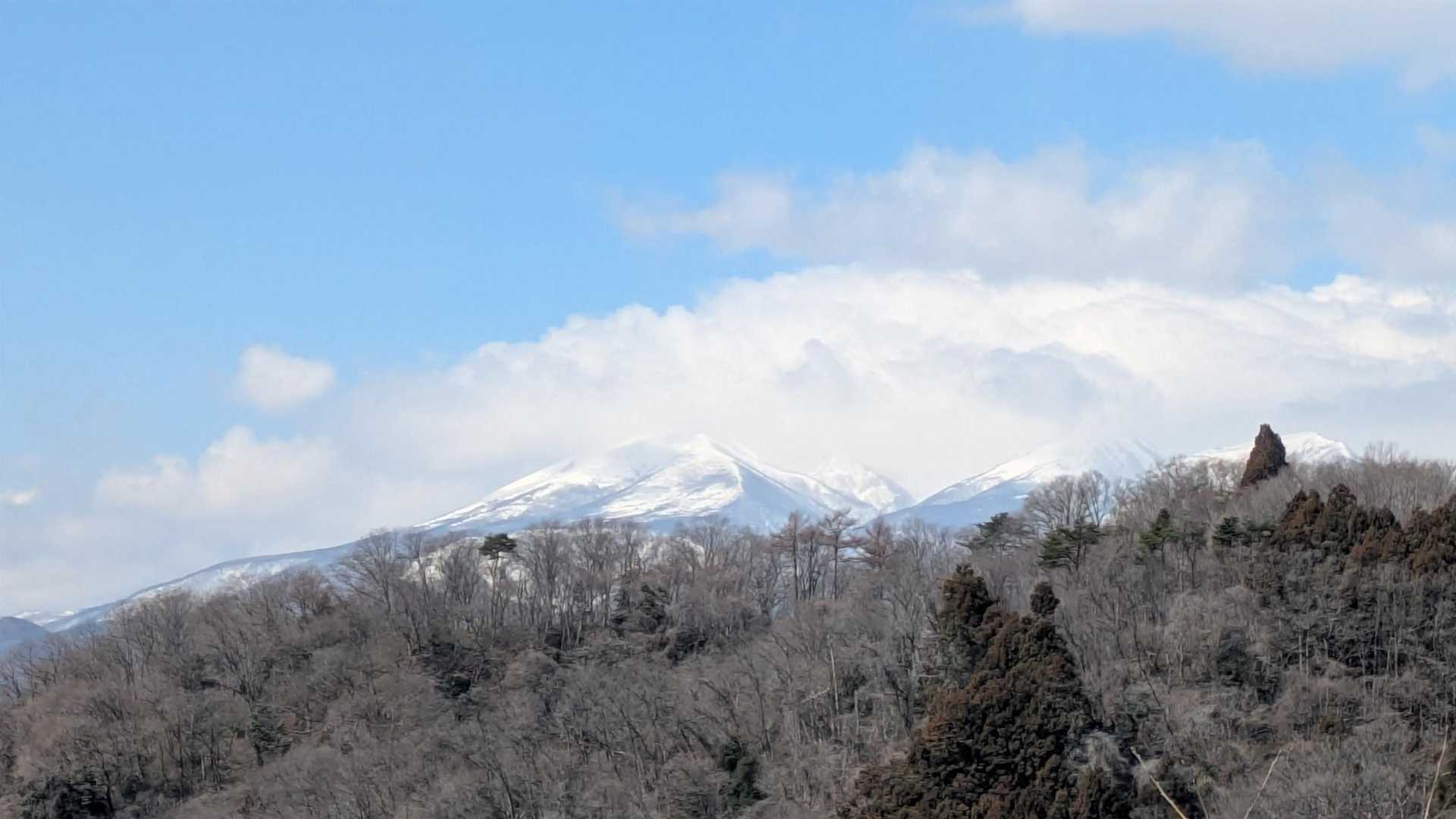 仙台大空襲に向うB29墜落地・不忘山