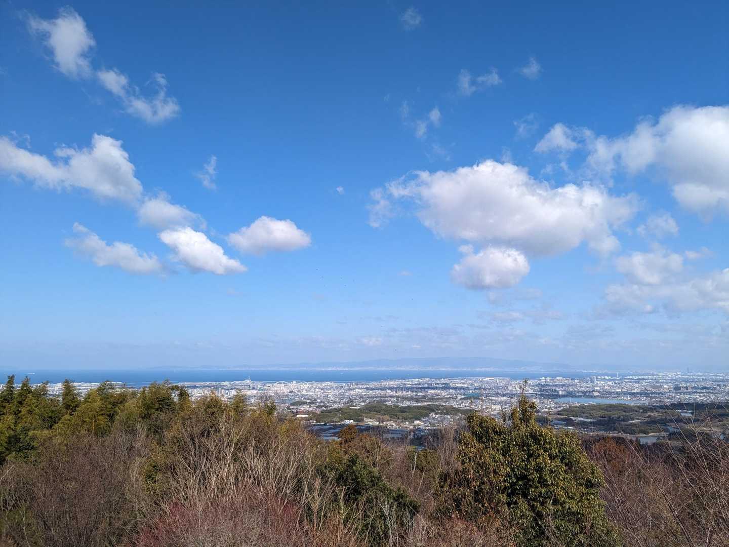 六甲山や明石海峡大橋も見えました🌉