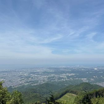 山頂から大分市内