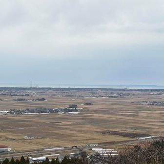 ソロで見る飛島、いい。