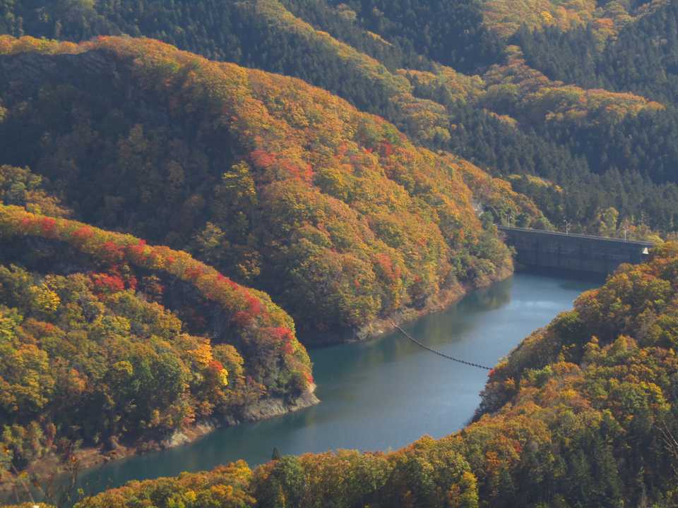 新中野ダム
紅葉が見頃かな…
